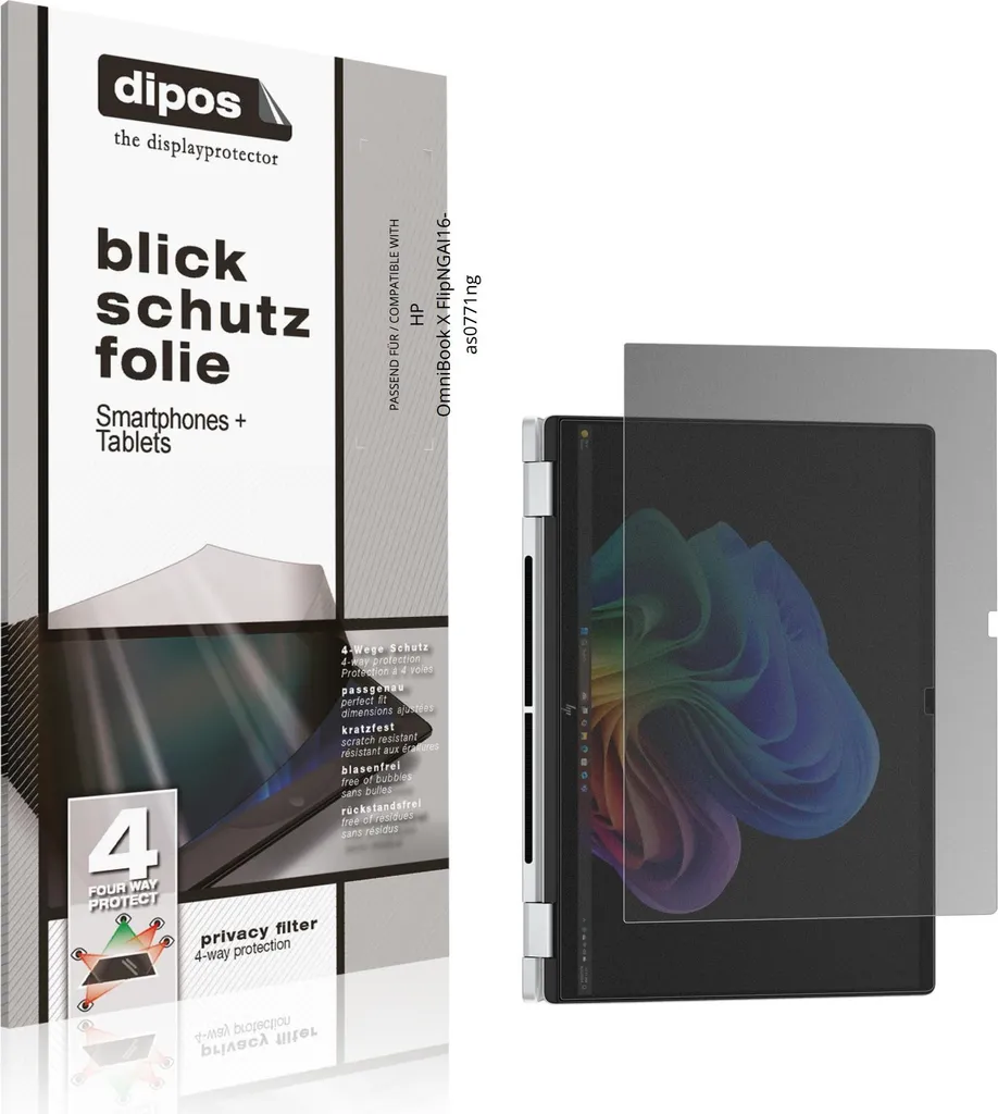 Filtro Privacy HP OmniBook X Flip 16 NGAI16 - Privacy 4 Vie Professionale