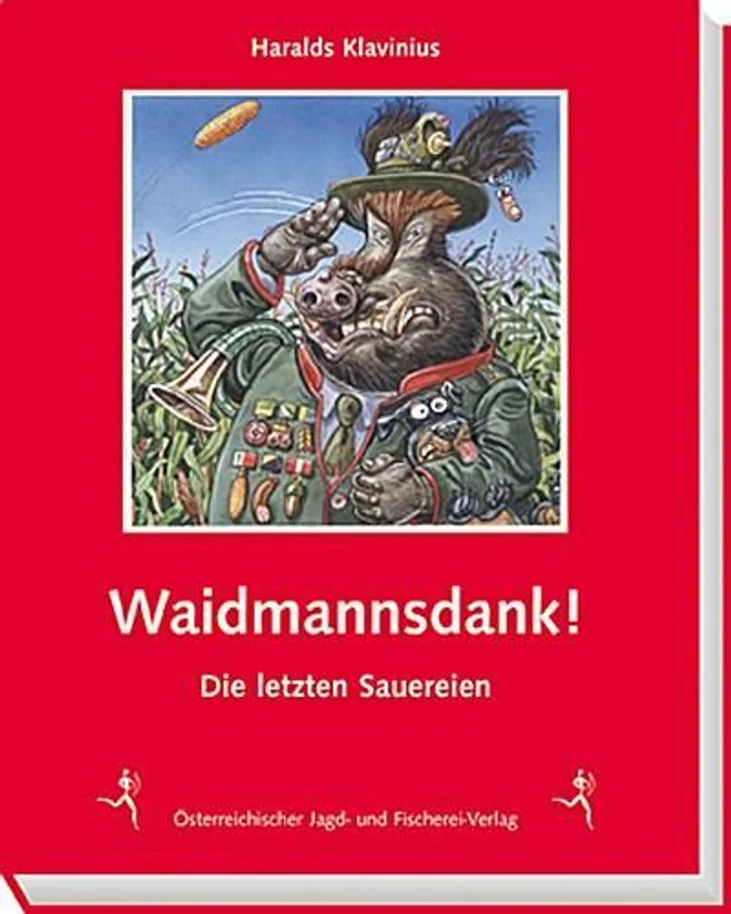 Dague de Chasse Waidmannsdank avec Manche en Cerf et Étui en Cuir Brun