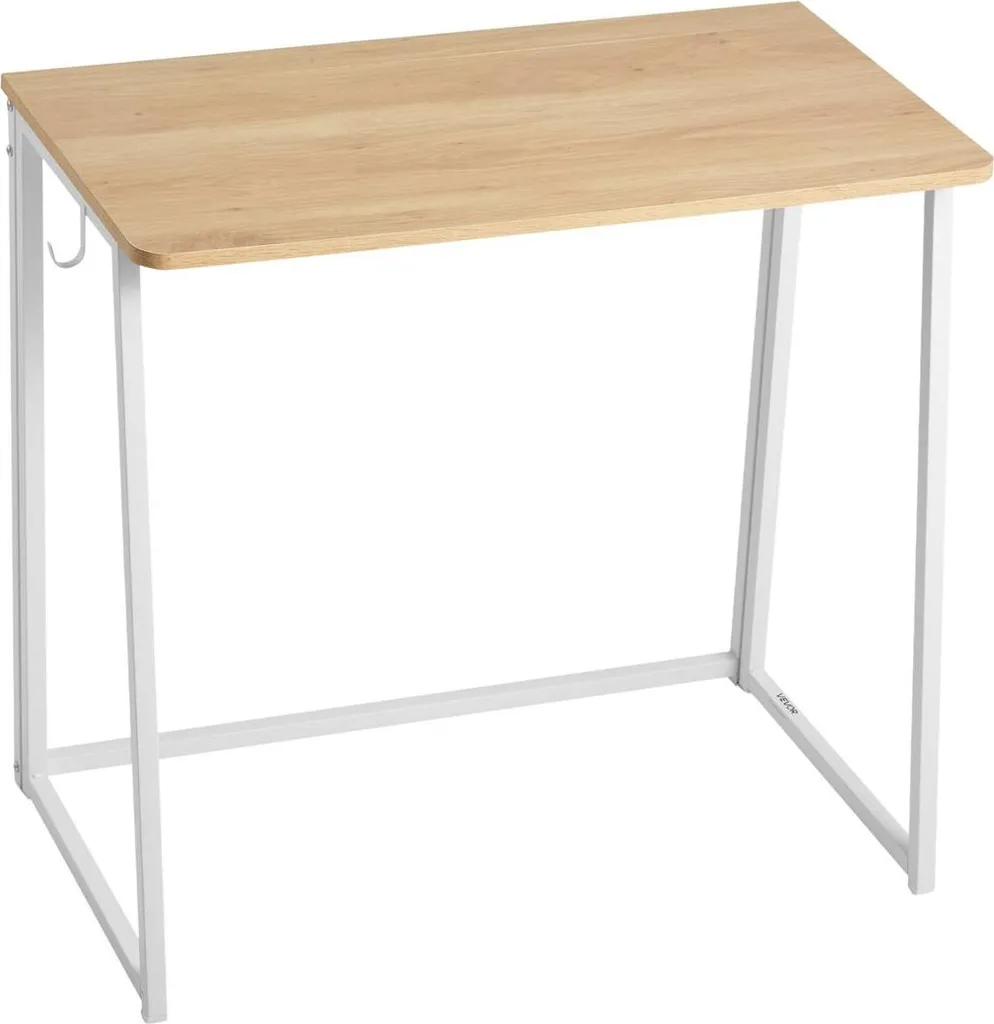 Bureau pliant peu encombrant pour optimiser une petite pièce, chêne - 9
