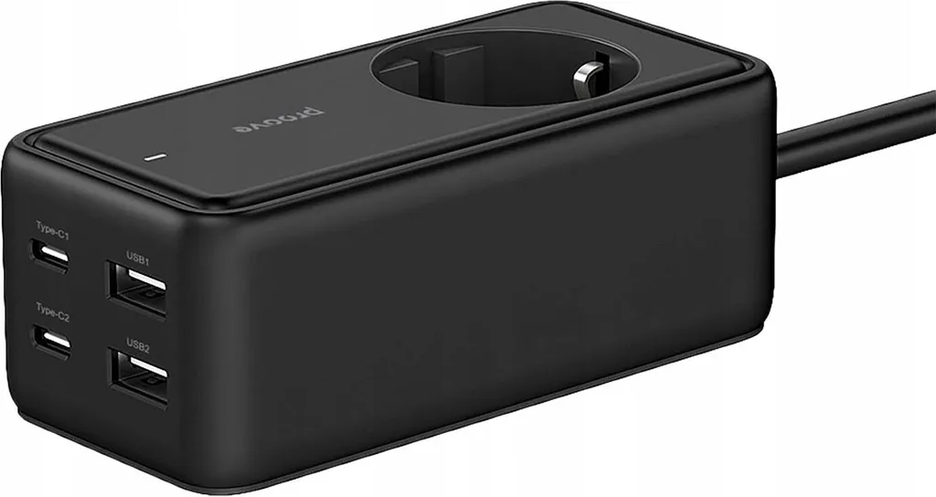 Rallonge Parafoudre 65W Charge Rapide USB-C 1,5m pour PC et Mobile