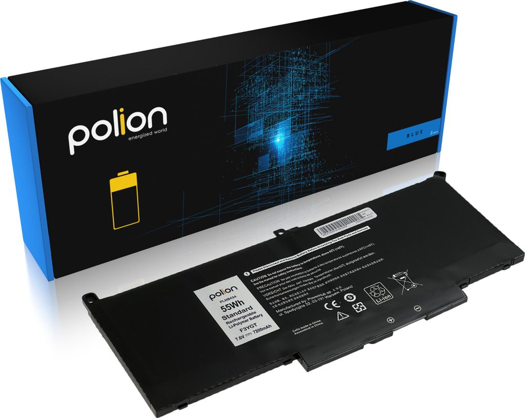 Batterie DELL F3YGT POLION 7200mAh Originalakku Immagine del prodotto 
