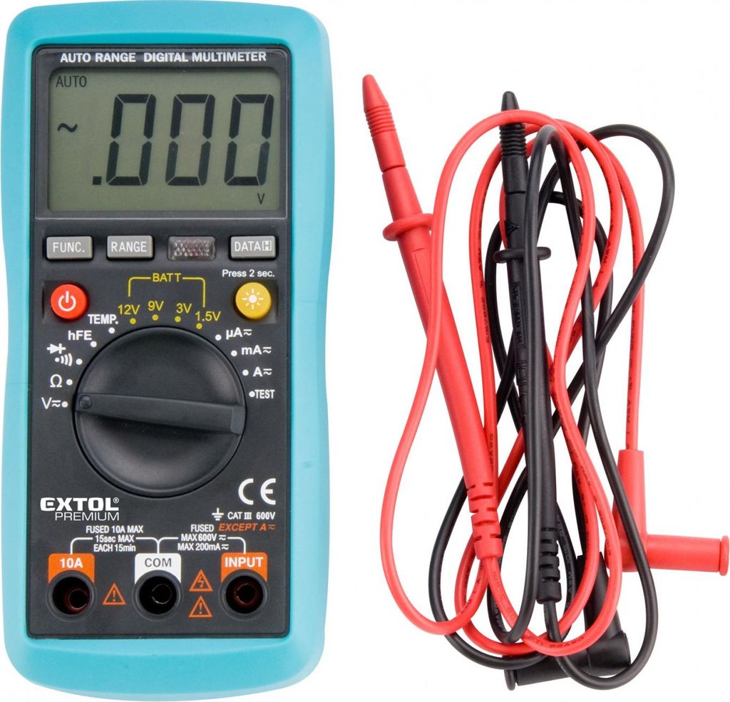 Multimetr cyfrowy EXTOL 8831250 Zdjęcie produktu 