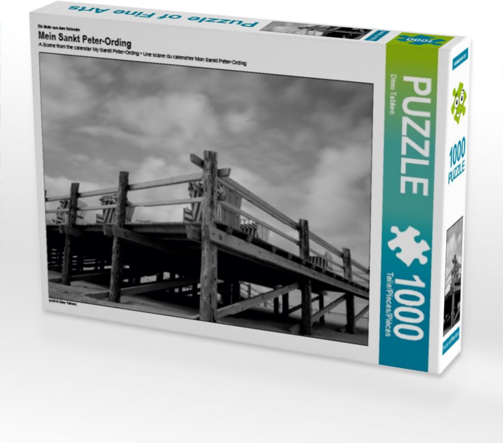 Calvendo Ein Motiv aus dem Kalender Mein Sankt Peter-Ording 1000 Teile Puzzle quer 640x480mm, Tabken Dimo; 7332031