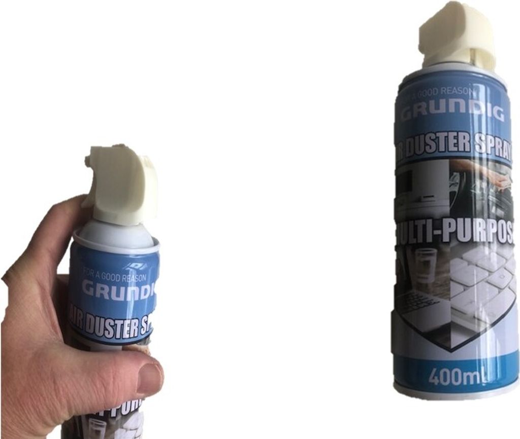 Druckluftspray 1x 400ml Air Duster Druckluftreiniger Pressluft Druckluftreiniger Compressed Gas
