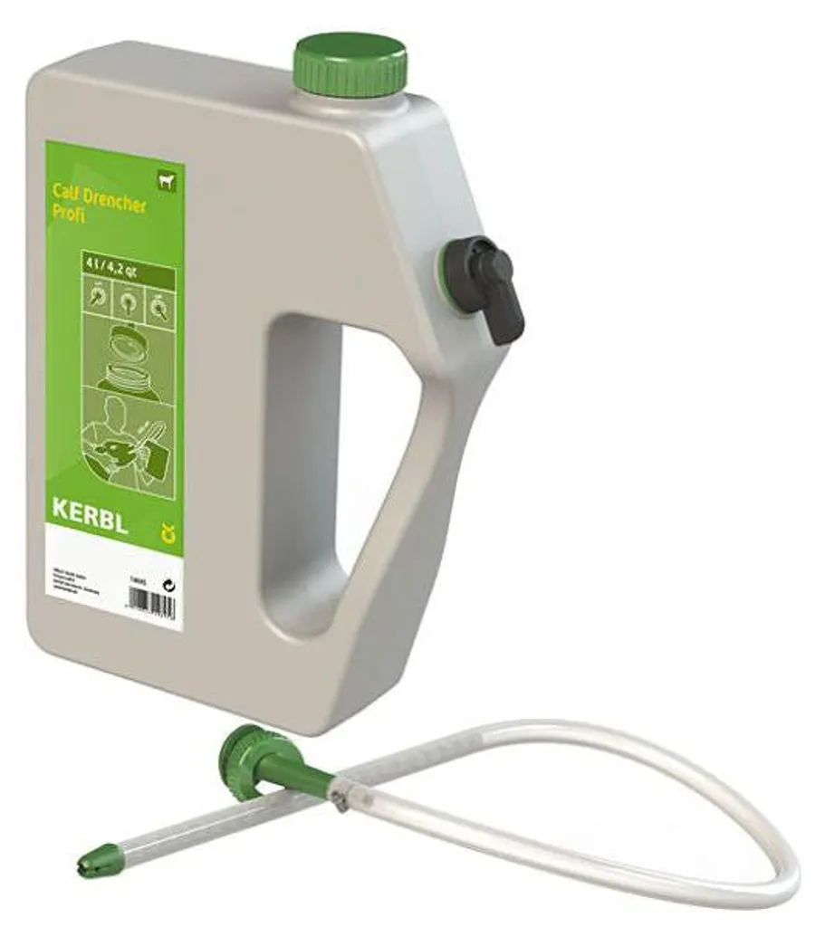 Drencher pour veaux 4L : éviter les blessures de drenchage