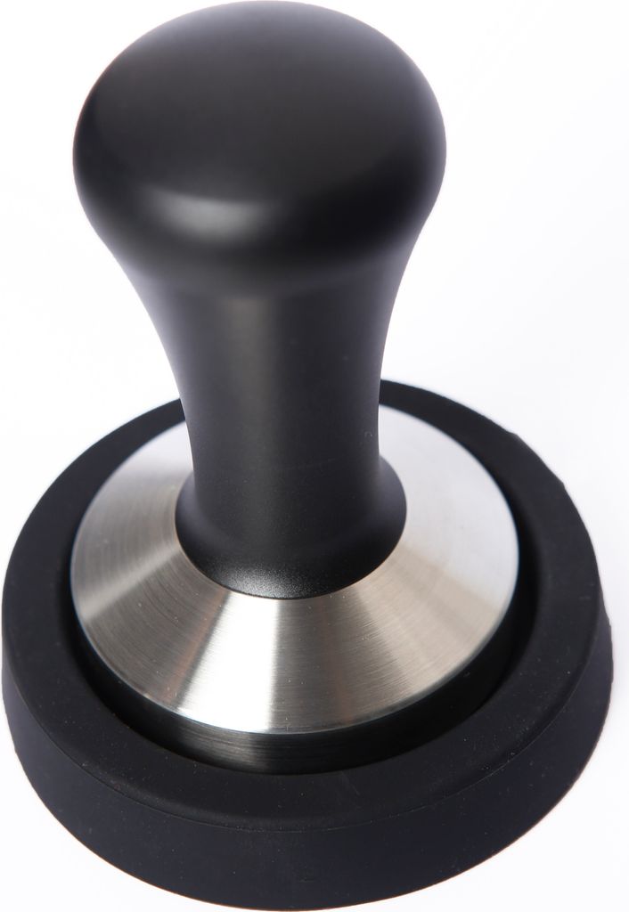 Edelstahl Kaffeestampfer 49mm - Profi-Tamper Für Espresso, Ergonomischer Griff, Barista Zubehör