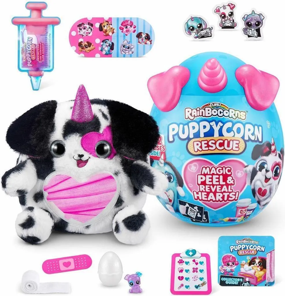 Apprendre à Soigner : Peluche Rainbocorns S1 Chien Malade et Blessé - 5