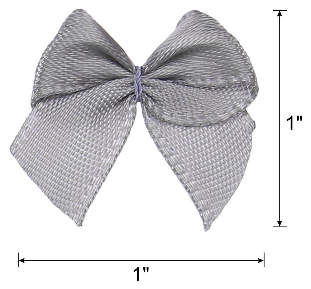 50 Stš¹ck Mini Satinband Schleifen 2,5cm Stoff Satinschleife Blume B?gen Ribbon Mini Band Bowtie fš¹r Handwerk Basteln N?hen Harre Hochzeit Geb...