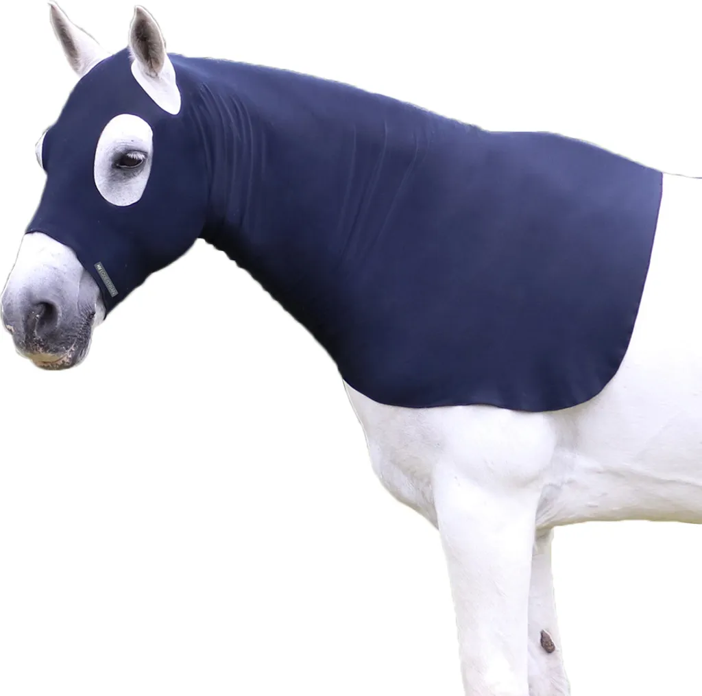 Capuche Hy Flex extensible bleu marine BZ4654 confort poney actif