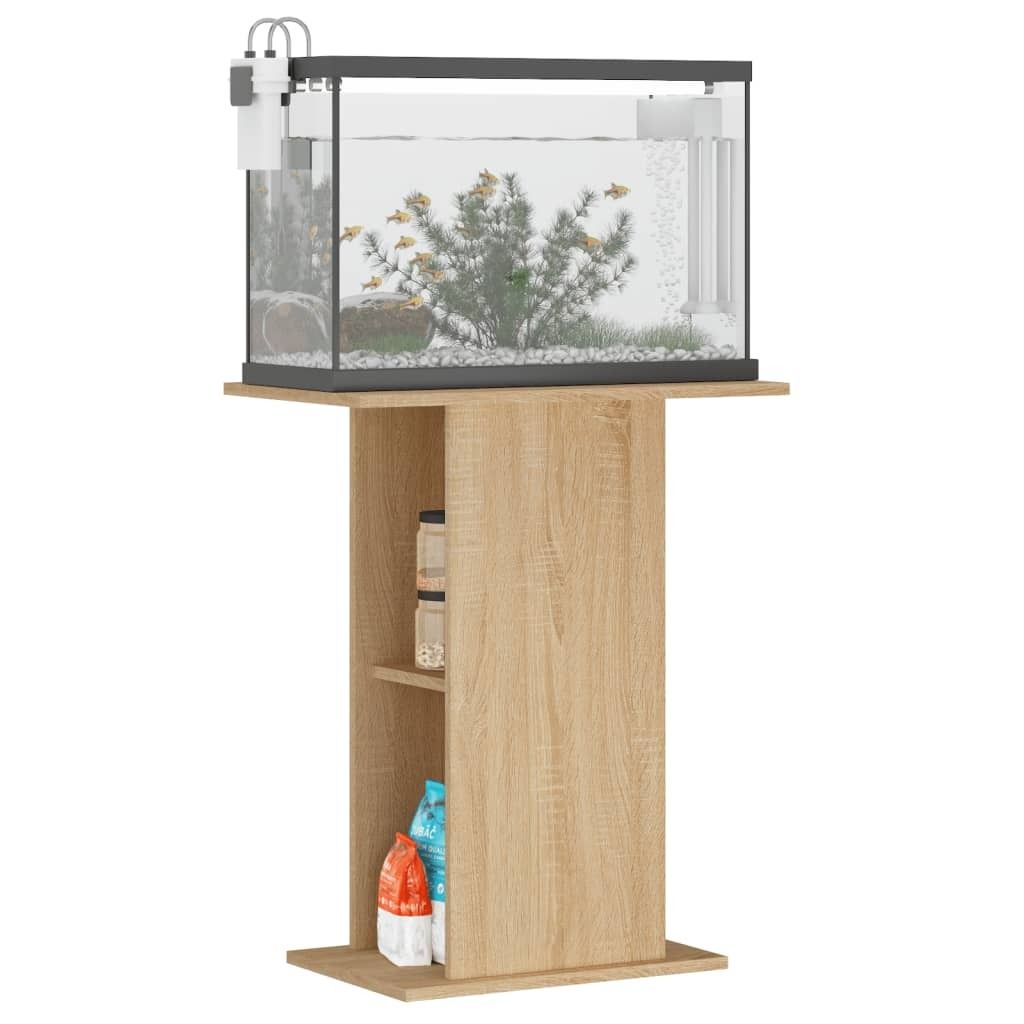 vidaXL Stojak pod akwarium dąb sonoma 60,5x36x72,5 cm Zdjęcie produktu 7