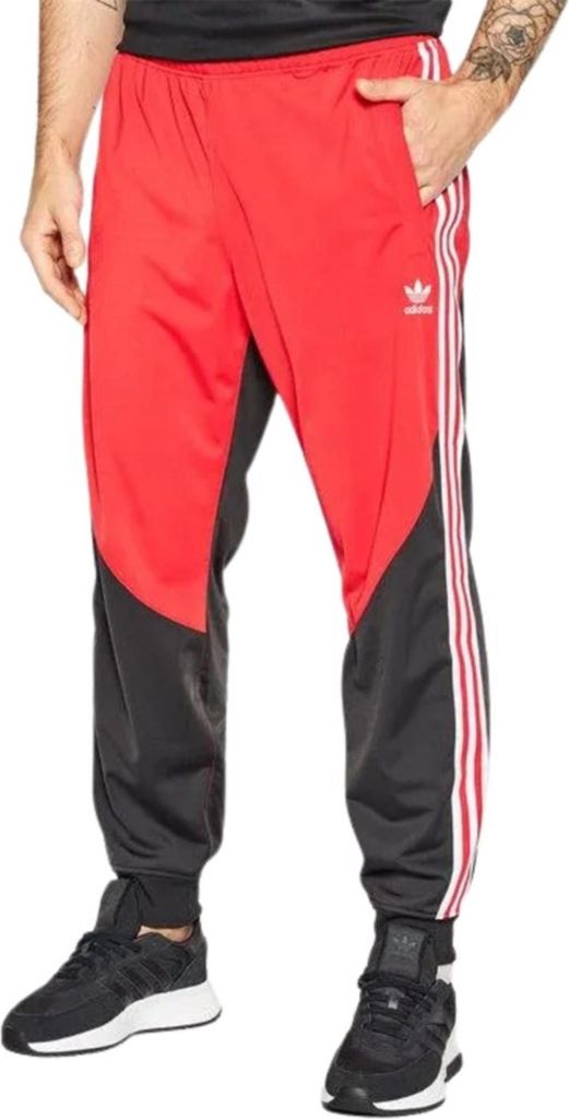 Adidas Originals Herren Jogginghose SST TRACK PANT, Größe:L, Farben:vivred/black