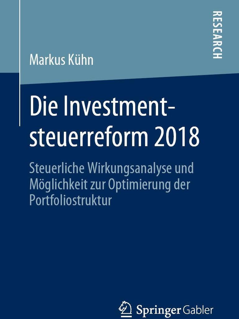Die Investmentsteuerreform 2018