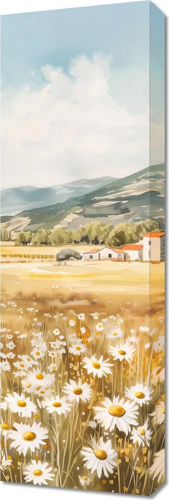 Decorazione Parete 30x90 Paesaggio Idilliaco - Quadro Moderno Design