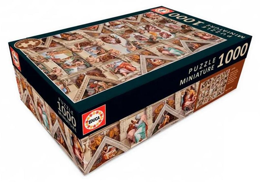Educa Puzzle Sixtínska kaplnica 1000 dielov Umelecké puzzle Obrázok produktu 