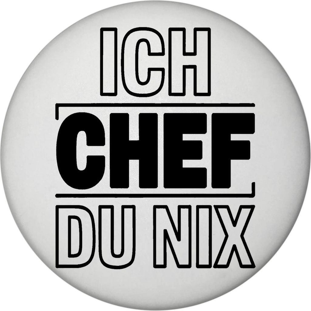 ICH CHEF DU NIX Magnet mit Flaschenöffner für Büro und Kollegen