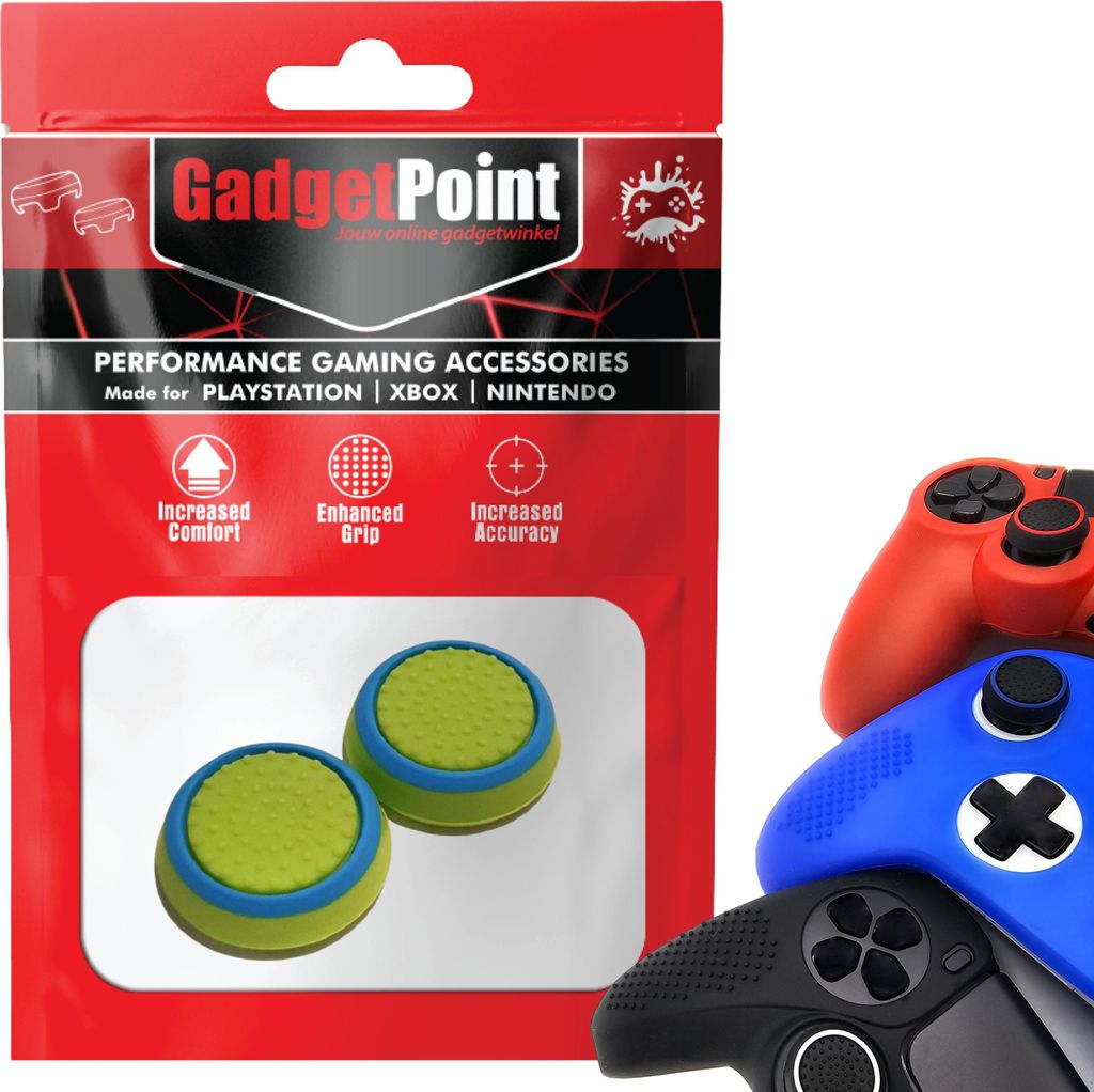 Thumbgrips - Thumb Grips voor PlayStation, PS5, Xbox X/S, One & Switch Pro Controller - Gaming Thumbgrips - Performance Anti-Slip Thumbsticks - Bes...