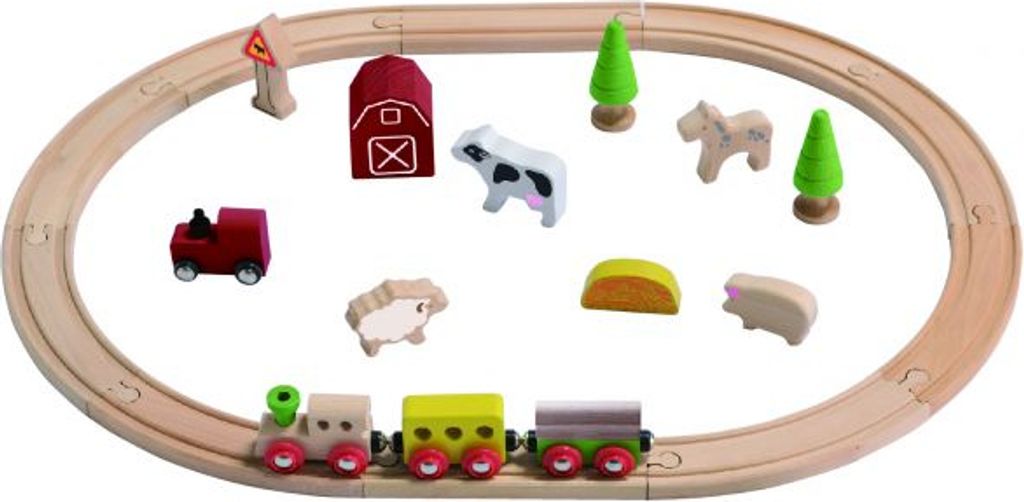 EverEarth - Eisenbahn-Set Bauernhof Produktbild 