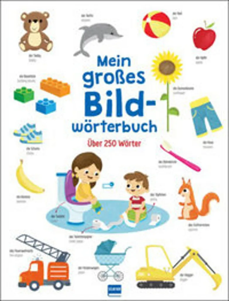 Premier imagier d'allemand Mein großes Bildwörterbuch cartonné pour petit