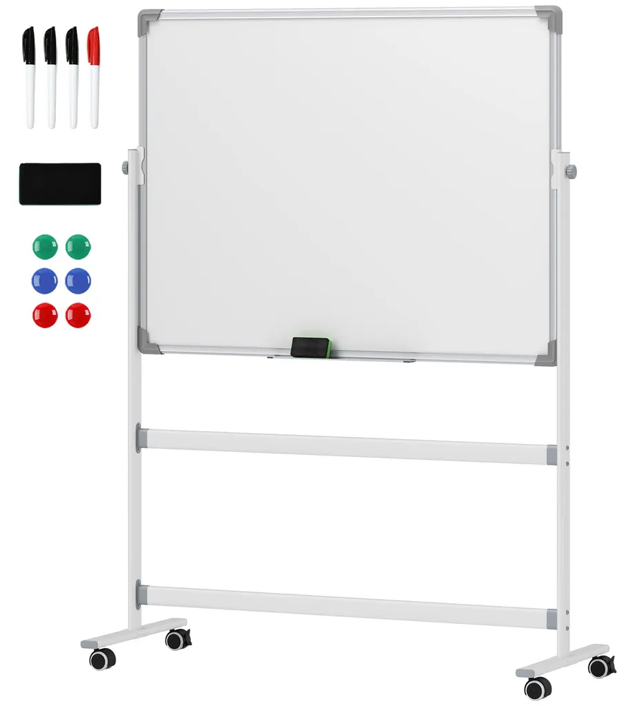Tableau blanc de conférence mobile pour brainstorming et présentations