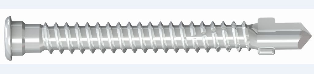 CABRI Terrassenschraube 5.5x 45 Edelstahl A4 ruspert silber Bimetall-Bohrspitze