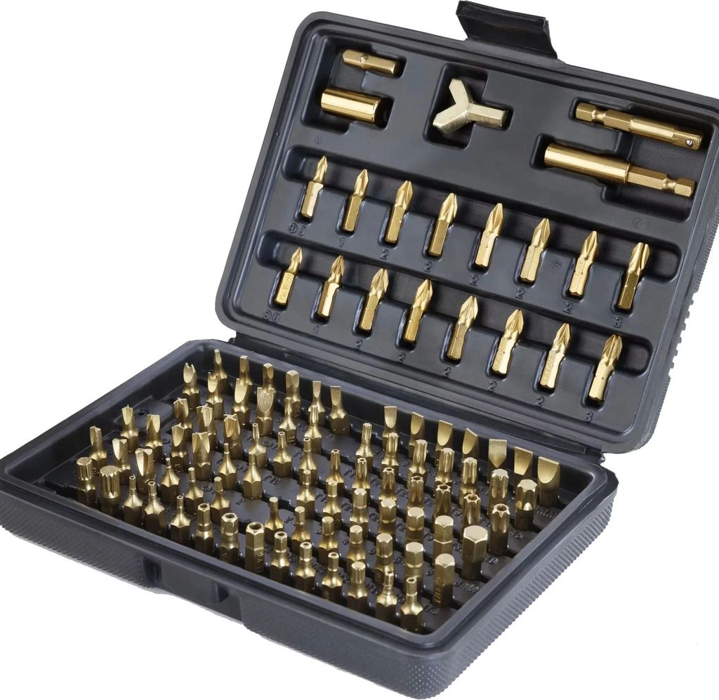 Special bit set titanium coated, 100 pieces Obrázek produktu 