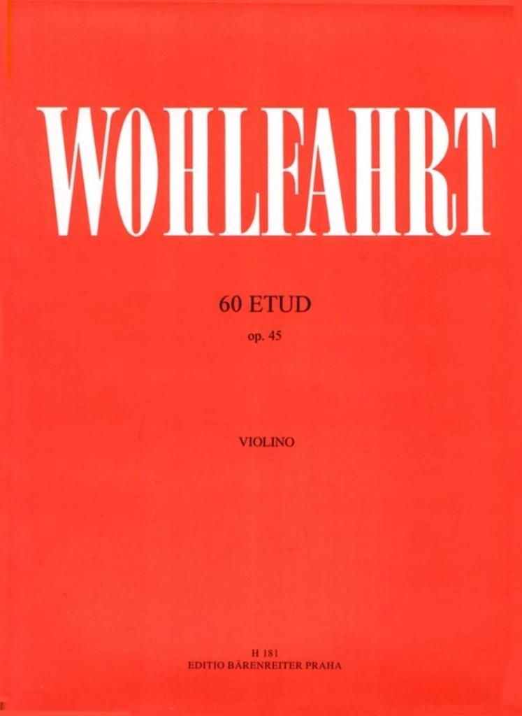 Franz Wohlfahrt 60 etud op. 45 Noten