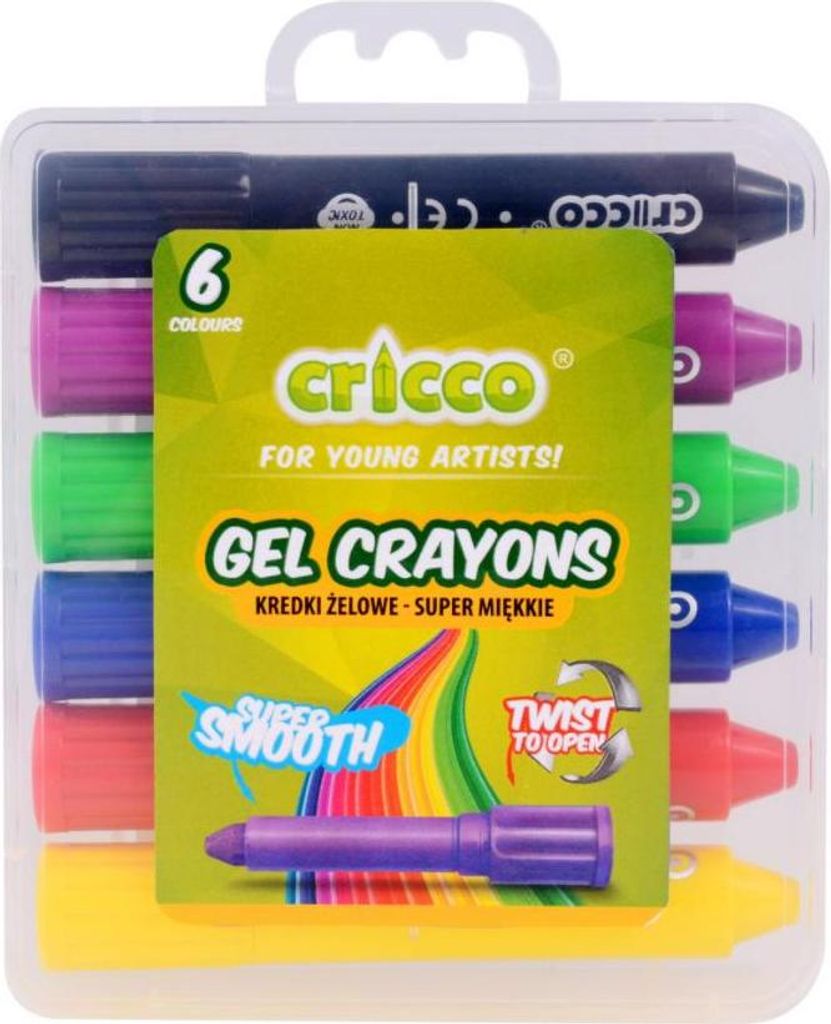 Cricco Twist Gel Buntstifte 6 Farben Patrone CR351K6