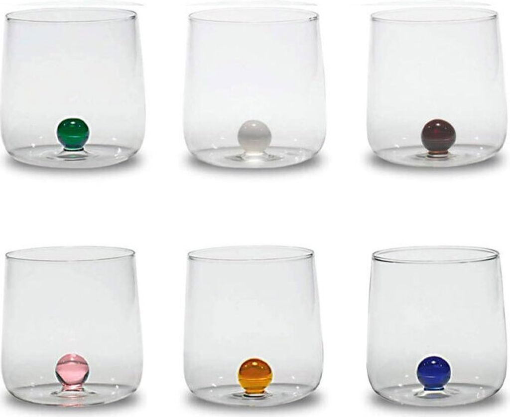 Set mit 6 Borosilikatgläsern Bilia Tumbler Zafferano in Produktbild 1
