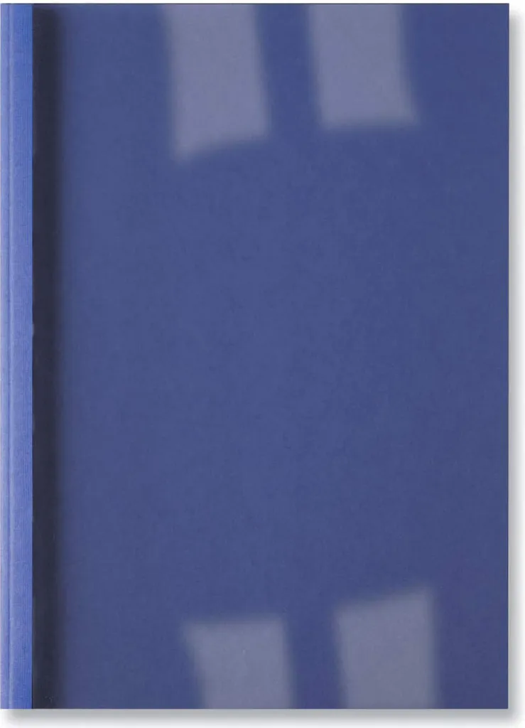 Reliure thermique GBC A4 : protégez et reliez vos documents en bleu