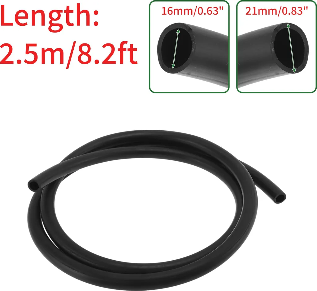 Tuyau Anti-Fuite en Nitrile 16mm pour Réparation de Circuit d'Huile