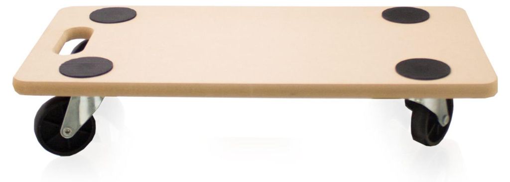 Bituxx Transportroller Rollbrett Rechteck MDF 58 x 28,5 bis Produktbild 