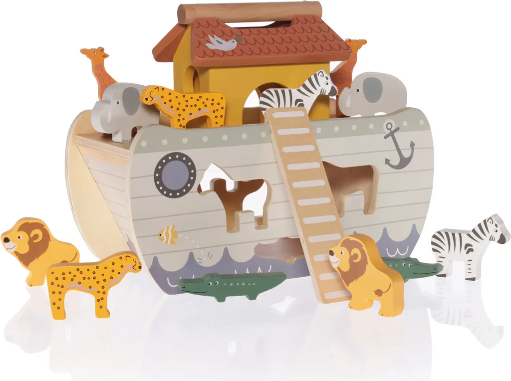 Finis les Jouets Fragiles : Optez pour l'Arche de Puzzle en Bois ZOPA