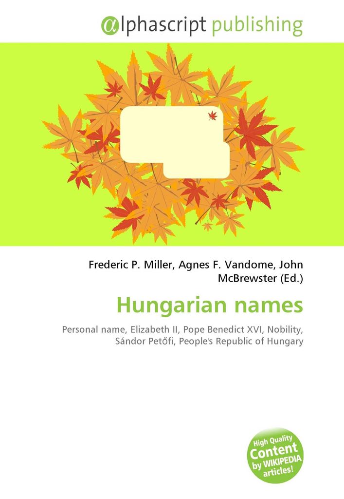 Hungarian names