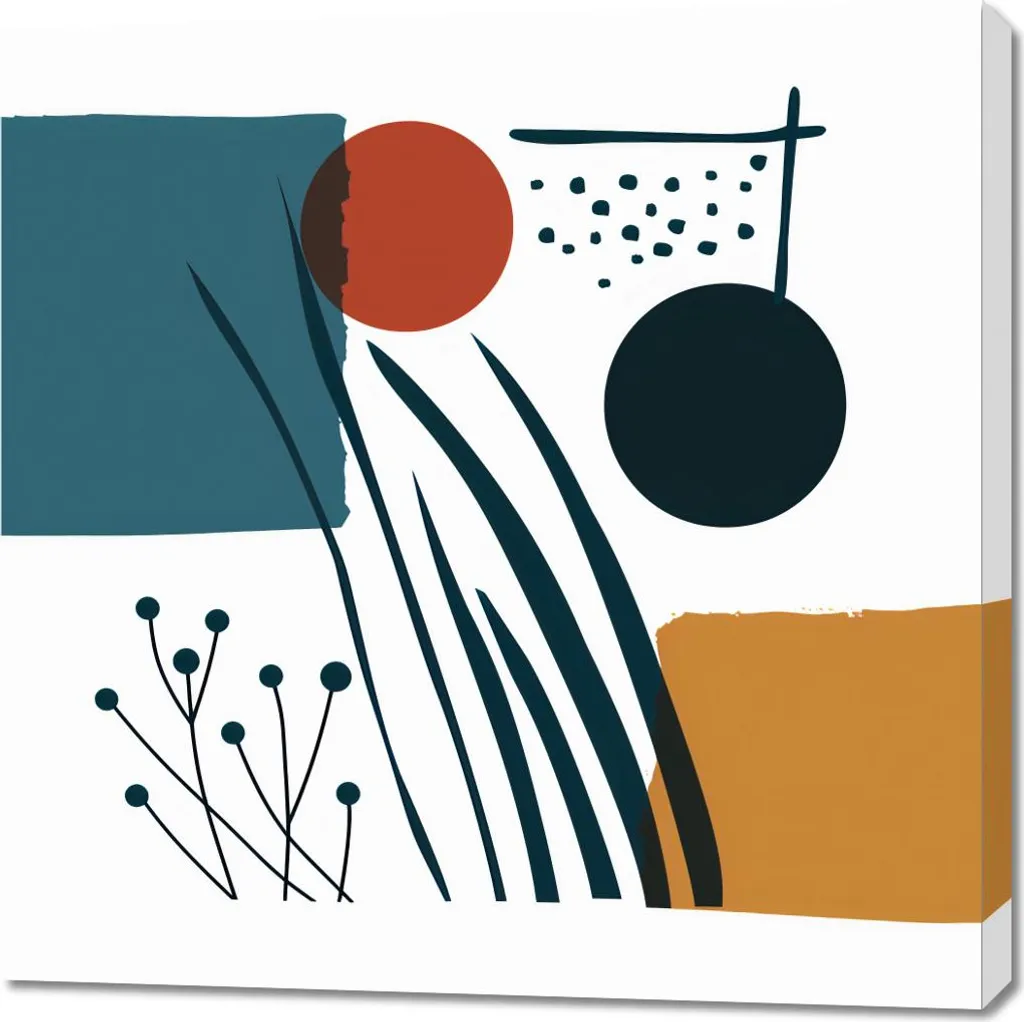 Image 90 x 90 cm Surestimation du contenu - Toile Canvas Haute Qualité