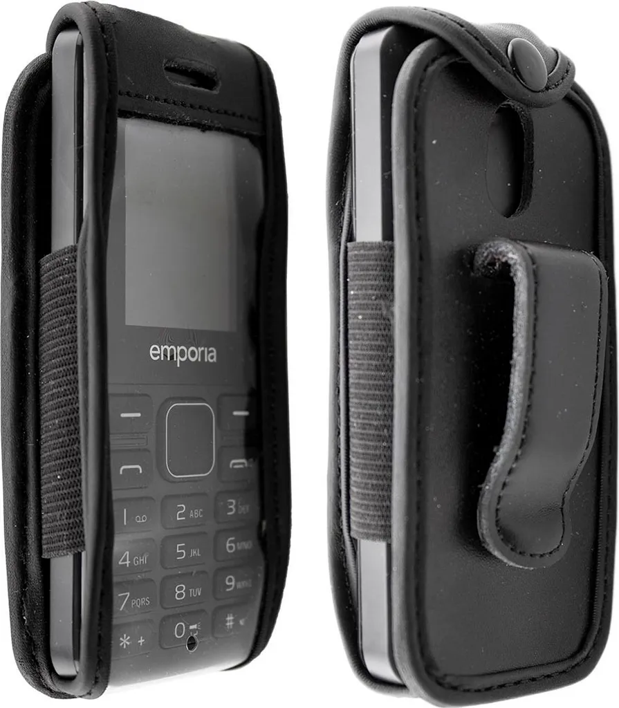 Custodia caseroxx per Emporia MD212 con Clip Cintura in Pelle Finta