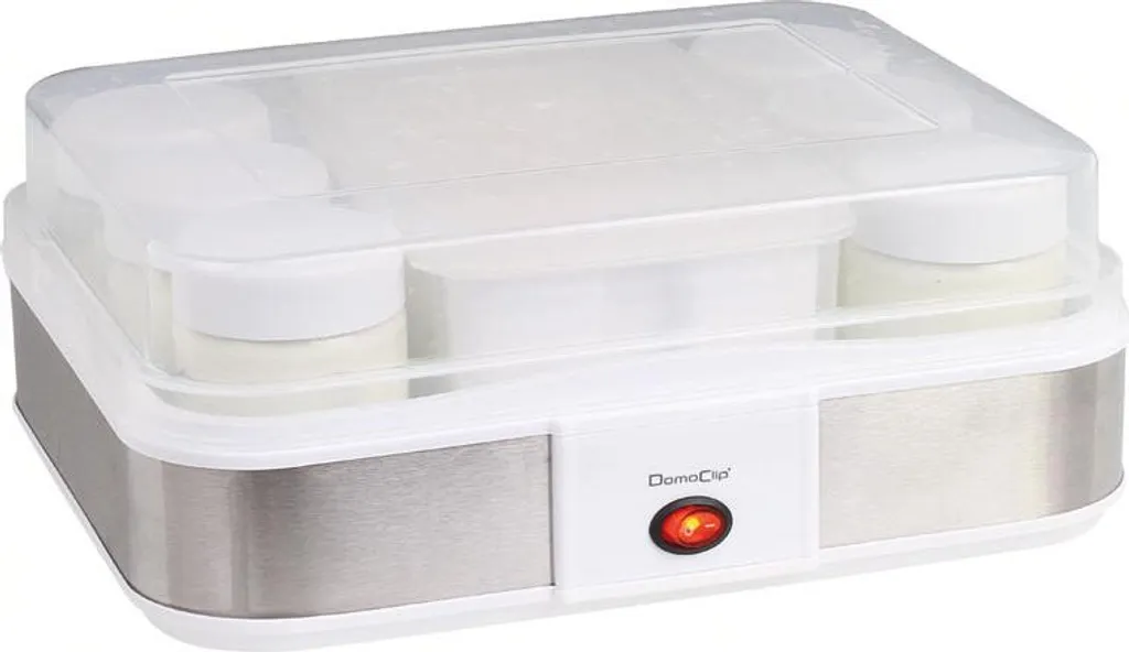 Yaourtière 12 pots grande capacité 21.5W Domoclip pour desserts maison