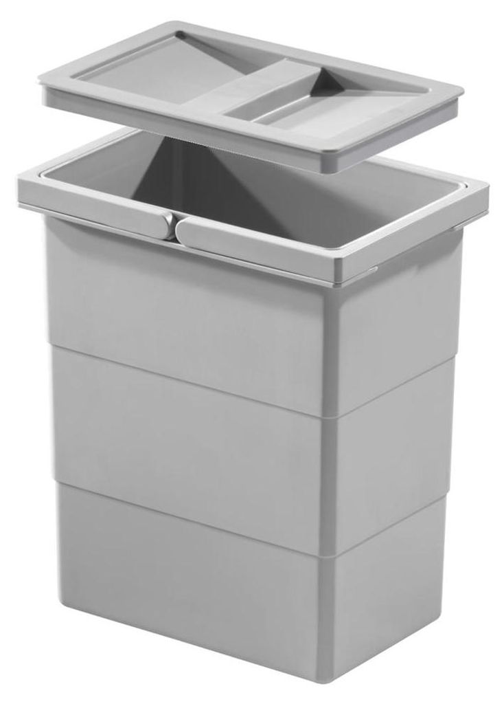 Cestino interno Hailo 1102439 grigio chiaro 7 L 226 x 156 x Immagine del prodotto 