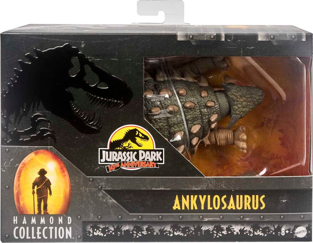 Mattel JW Ham. Col. Mid Sized Dino Ankyl  HLT25