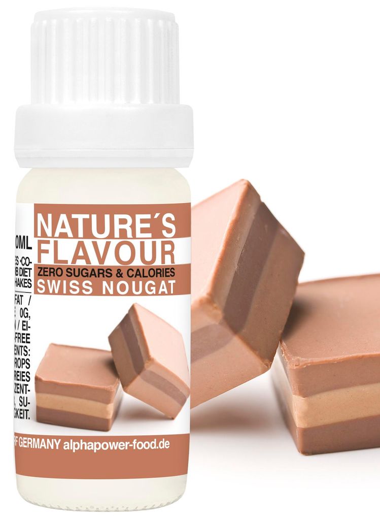 Flavour Drops Natürliches Aroma 10 ml SWISS NOUGAT Produktbild 