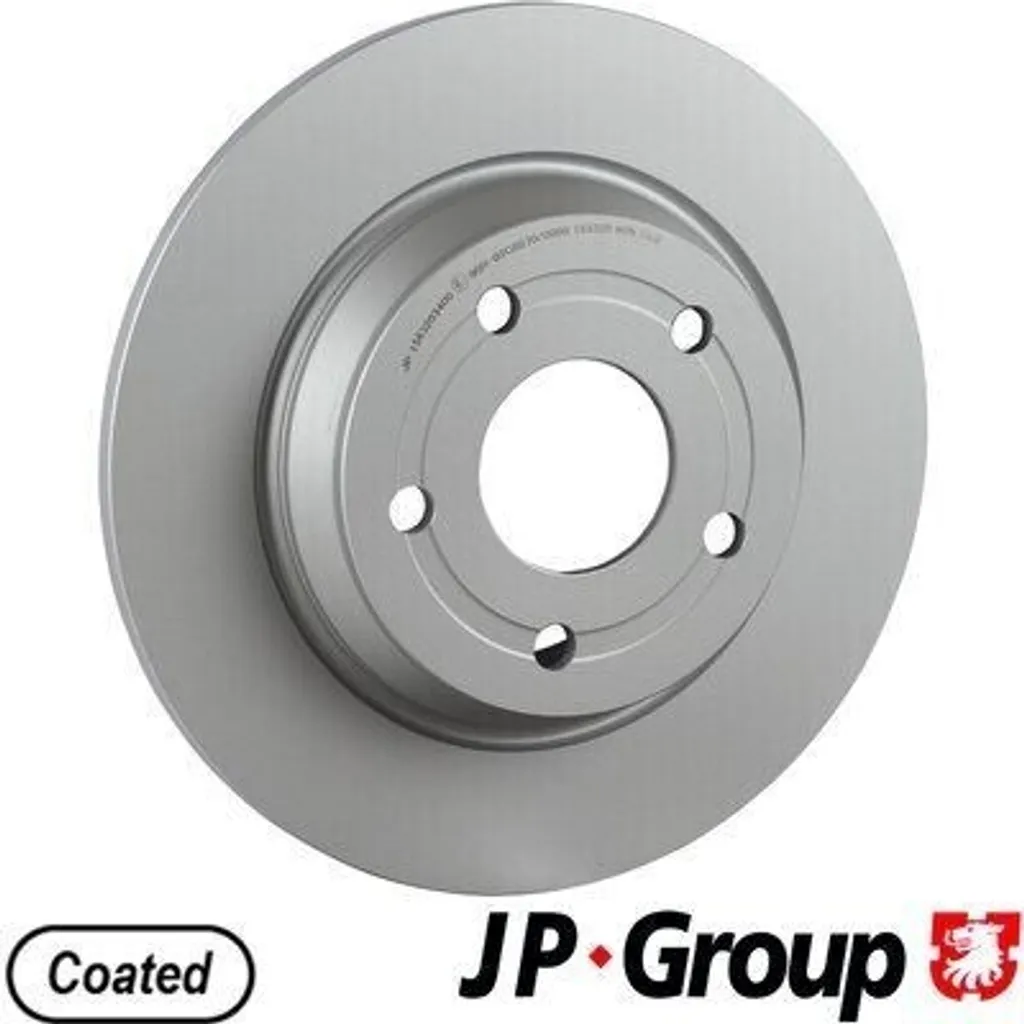 2 Disques de Frein Arrière JP GROUP 1563203400 pour Ford Focus Mk4