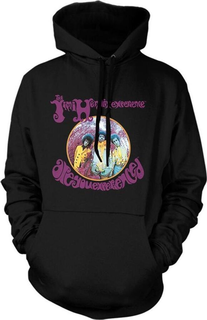 Jimi Hendrix - "Are You Experienced" Kapuzenpullover für Herren/Damen Uni PH886 (XXL) (Schwarz)