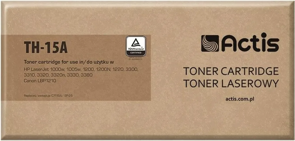 Toner Noir Actis TH-15A : Finissez-en avec les Impressions Floues 15A
