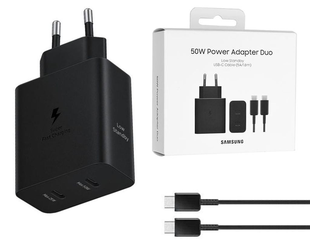 Samsung EP-T5020XBEGEU Samsung Galaxy Zasilacz USB typu C Zdjęcie produktu 