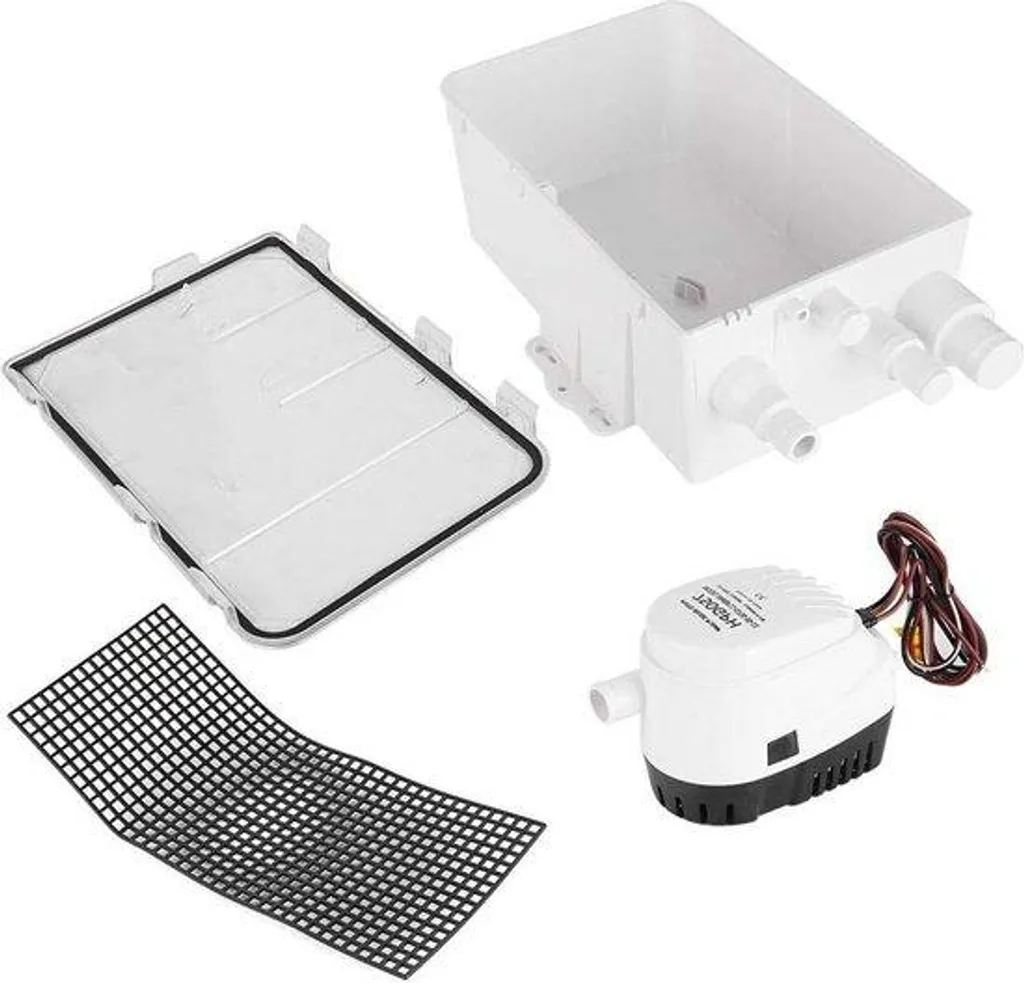 Pompe de douche marine 12V 24V 750 l/h avec interrupteur automatique