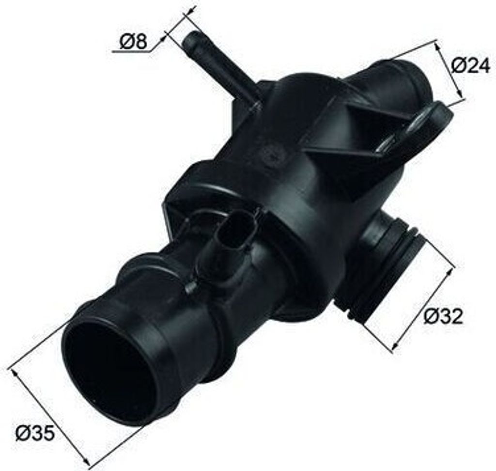 MAHLE Thermostat Kühlmittel 92°C passend für MERCEDES-BENZ A-Klasse (W169) B-Klasse (W245)