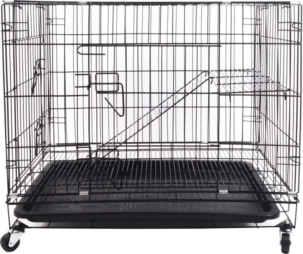 Cage pour chien de taille moyenne Aga 76x50x59 cm - Idéal pour éducation