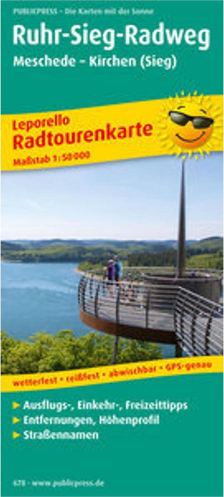 Ruhr-Sieg-Radweg Radtourenkarte