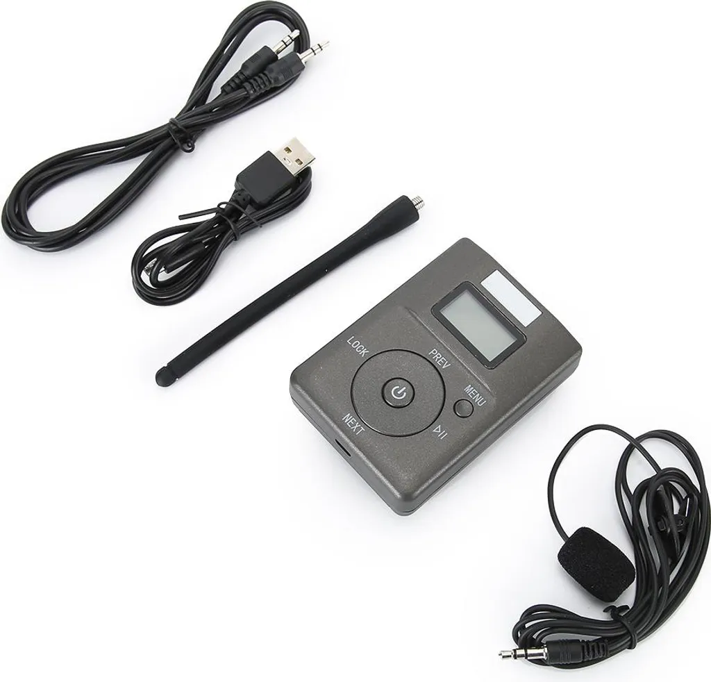 Transmetteur FM voiture pour smartphone et MP3 avec connectique 3,5mm