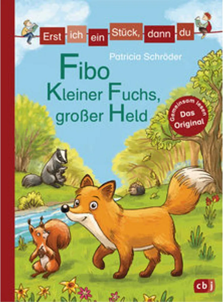 Livre Erst ich ein Stück, dann du - Fibo le petit renard pour enfant