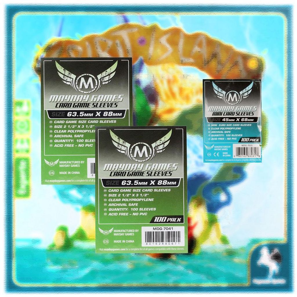 Mayday Standard Sleeves Kartenhüllen 7035 + 7041 Vorteilspack für Spirit Island